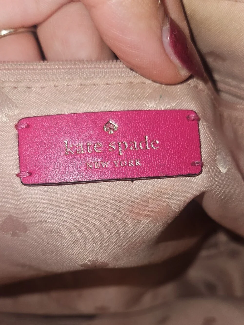 kate spade Pink Plush Teddy Tote